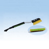 Super Clean 2 en 1 Brosse à neige et grattoir à glace pour voiture 58 cm avec manche en aluminium (Matériaux ABS/PP/PET/EVA)