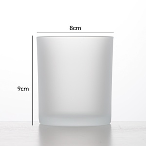 ขายส่งจากโรงงาน โถแก้วใส่เทียนสีด้าน ขนาด 315 มล. 11 ออนซ์  แบบมีฝาปิด ดีไซน์ไม่ซ้ำใคร - Product Image 6