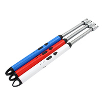 Briquet électrique rechargeable USB avec affichage LED, col flexible long, cadeau d'affaires pour la cuisine, pour bougies et cuisinières à gaz