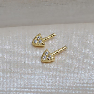 Accesorio DIY de Plata 925 Hecho a Mano con Perlas Barrocas en Forma de Orejas de Gato - Chapado en Oro, Pan en Forma de Orejas de Gato al Vapor, 1 Par 4053 - Product Image 2