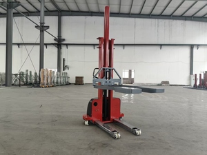 1000kg 1 Ton Outdoor Semi <strong>Electric</strong> Self Loading <strong>Forklift</strong> Full <strong>Electric</strong> Portable Self Load Lift Stacker Cold Storage CE - Product Image 5