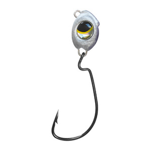 Hameçon à tête de jig 3D Fish Eye avec conception anti-accrocs pour la pêche au mandarin, au bar et aux leurres de fond - Product Image 1