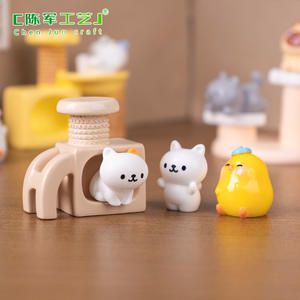 Chenjuns e graziosa struttura da arrampicata, piccola casa delle bambole, accessori decorativi per appendere fai da te, Micro-paesaggio - Product Image 5