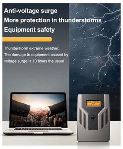 SKE Fuente de alimentación ininterrumpida Carcasa de plástico LCD/LED USB opcional RS232 220V 230V 7AH 9AH Standby Offline <span class=keywords><strong>UPS</strong></span> 1000VA 600W - Product Image 6