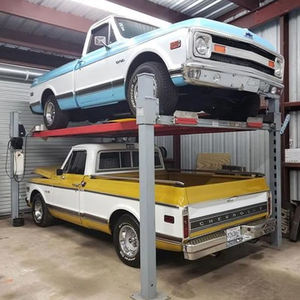 Lift Mobil Bergerak Kapasitas 4000kg Bersertifikat CE, Lift Parkir Otomatis Hidrolik 4 Tiang, Lift Kendaraan Empat Tiang Bersertifikat - Product Image 4