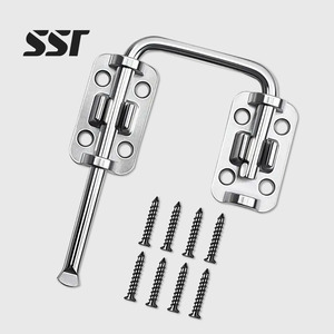 Cerradura de Puerta Moderna sin Llave con Pestillo Deslizante de Zinc, Duradera, Fácil de Instalar, para Dormitorios, Baños y Puertas Interiores, Reforzada para Mayor Seguridad en el Hogar - Product Image 1