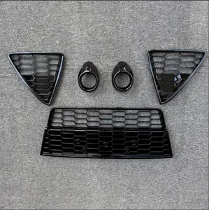 StarNav Pour Estate MK3 2011 2012 2013 2014 Décoration de pare-chocs avant de voiture, grille inférieure, grille de capot en nid d'abeille, recouvrement de calandre, relooking - Product Image 2