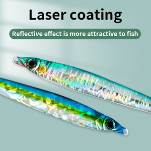 Señuelo de Pesca Jigging de 166 mm y 150 g con Recubrimiento UV, Simulación Láser 3D para Pesca en Agua Salada, Señuelo Duro Biomimético para Pesca de Fondo - Product Image 5