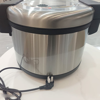 Cuisine professionnelle cuisson intelligente en acier inoxydable 12 litres 13 litres grand cuiseur à riz électrique commercial prix