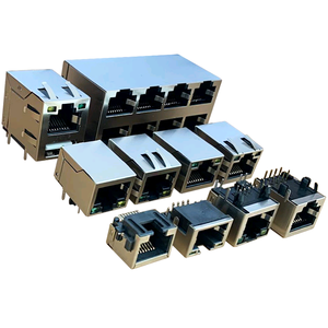 Unshielded 85513-xxxx 180 degree vertical SMT <span class=keywords><strong>RJ45</strong></span> RJ11 RJ12 connector modular Jack - Product Image 6