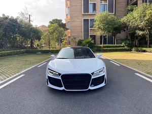 Nuevo Kit de Carrocería Personalizable de Fibra de Carbono/Fibra de Resina para Audi R8 2006-2015, Parachoques Delanteros/Traseros y Alerones en Negro Mate/Imprimado - Product Image 4