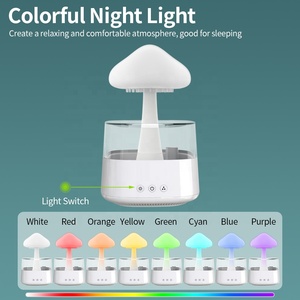 Nuevo Difusor de Aromas con Luz Nocturna de Gotas de Lluvia y <span class=keywords><strong>Nubes</strong></span> Coloridas, Humidificador, Éxito de Ventas - Product Image 4