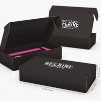 Boîtes d'emballage en papier kraft pour sachets de thé avec logo personnalisé, pelliculage mat, écologiques, recyclables, pochettes à thé, boîtes de rangement pour parfums