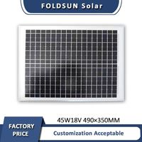 Panneau solaire N-Type 18V personnalisable pour appareils de maison intelligente, haute efficacité, service OEM, PSE ROHS