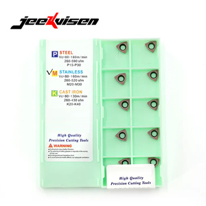 Jeekvisen WCMX040208-MF JA215P U-Drill Quick Drill Universal CNC Peach Cutting Insert Super Hard Carbide Turning Tool - Product Image 3