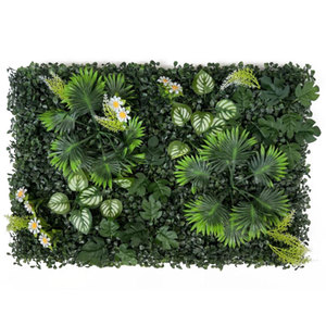 <span class=keywords><strong>Gazon</strong></span> artificiel d'intérieur durable et écologique, imperméable, clôture synthétique, feuillage <span class=keywords><strong>pour</strong></span> la décoration de jardin à domicile, mur vert décoratif - Product Image 4
