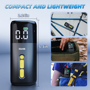 <span class=keywords><strong>Mini</strong></span> pompes à vélo portables <span class=keywords><strong>pompe</strong></span> à air de gonflage numérique petite <span class=keywords><strong>pompe</strong></span> à air de vélo portable avec batterie intégrée - Product Image 4