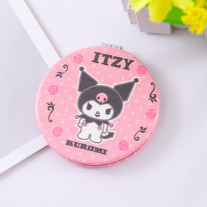 Miroir cosmétique pliant portable Kawaii My Melody Cinnamoroll Design double face pour le maquillage de voyage Miroir de poche - Product Image 5