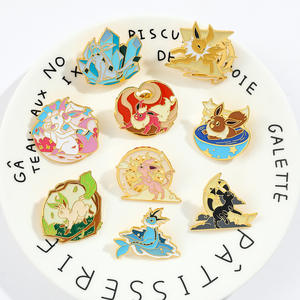 2024新しく面白いポケモンドエナメルピン漫画ポークモンスターブローチ - Product Image 2