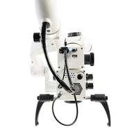 Microscope dentaire haute résolution pour la chirurgie orale et maxillo-faciale, binoculaire électrique avec matériaux en métal, plastique et acier