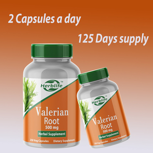 Herblife Suplemento Herbal de Raíz de Valeriana 500 Mg, 250 Cápsulas Vegetales, Suplemento Dietético Vegano para el Sueño - Product Image 4