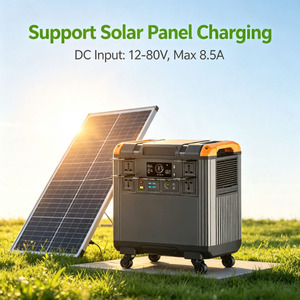 Station portable 3000W, batterie LiFePO4 5376Wh, générateur solaire MPPT, UPS, démarreur de secours pour la maison, le camping en plein air, l'utilisation en voiture - Product Image 6