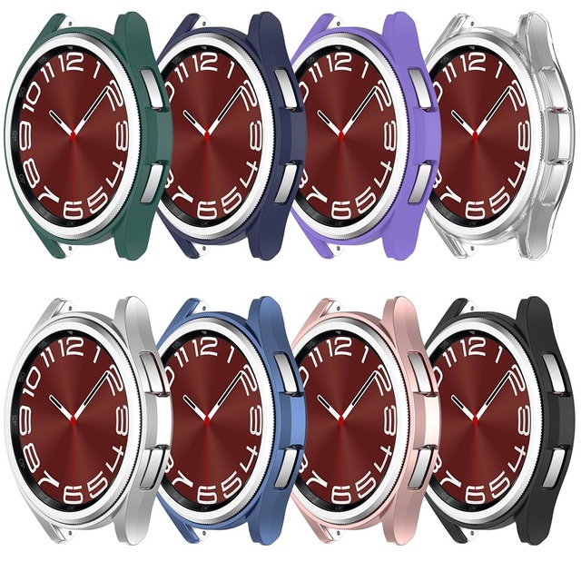 New PC Protective Case for Samsung Galaxy Watch 6 Classic 43/47mm Protective Watch Case for Samsung Watch6 PC Hollow Watch case
