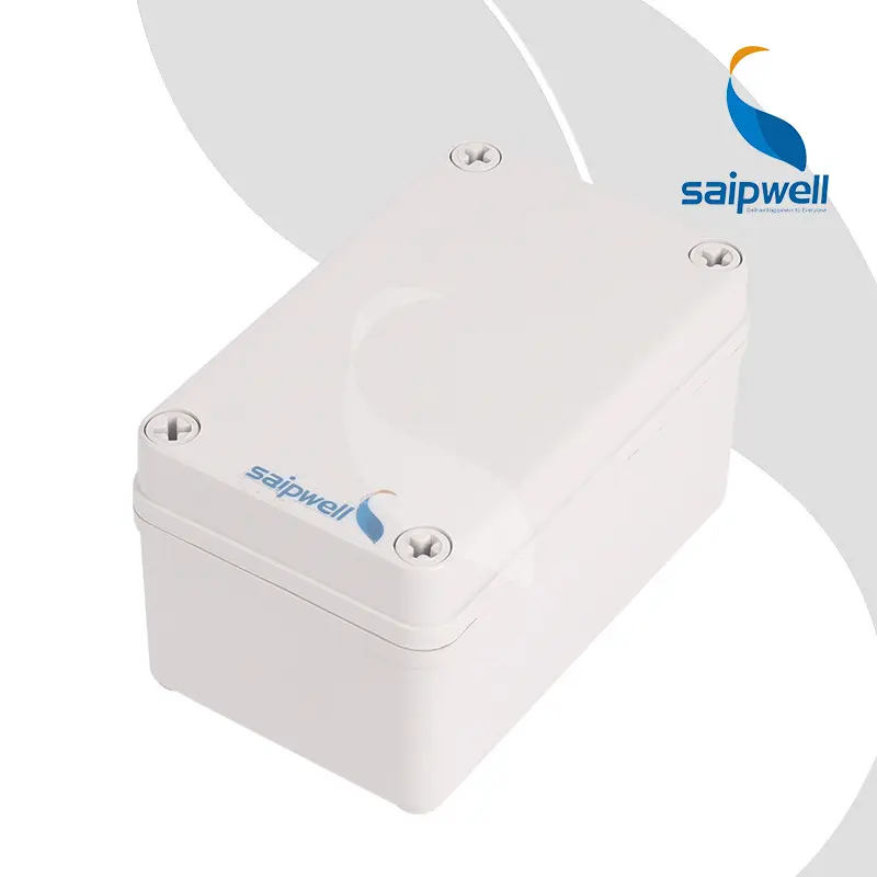 Saipwell empty box IP66 waterproof enclosure Plastic injection box custom enclosure for PCB/PCBA board small box 83*58*33mm