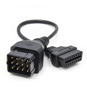 OBD OBD2 16Pin a OBD1 Adaptador de conector de 12 pines <span class=keywords><strong>Cable</strong></span> de diagnóstico para camión <span class=keywords><strong>Renault</strong></span> - Product Image 1