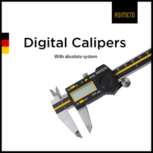 Calibrador Vernier Asimeto OEM Personalizado, Rango de Medición de 0-6 Pulgadas/0-150 mm, Herramienta con Rodillo de Pulgar para Marcas de Equipos Originales - Product Image 4