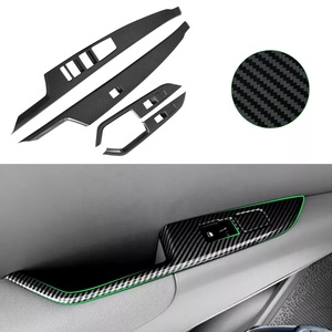 WZXD Prix d'usine Nouvelle Arrivée Accessoires Intérieurs Cache-interrupteur de lève-vitre électrique en carbone pour Niro 2023 - Product Image 3