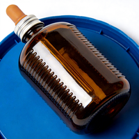 Flacon en verre moulé de 10 ml à 30 ml avec bouchon à vis pour huiles parfumées et autres liquides
