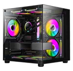 Nuevo PC para Juegos Personalizado con Diseño Innovador, Set Completo con Caja de Vidrio Templado ATX, Iluminación RGB, GTX 1660 Ti, SSD, Windows 10 - Product Image 1