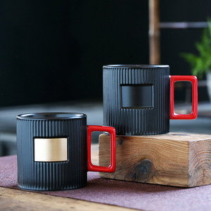 Tasse à café en céramique style Star Bar, design nordique, avec poignée, motif LOGO imprimé, pour anniversaire/diplôme – Fournisseur direct usine - Product Image 3