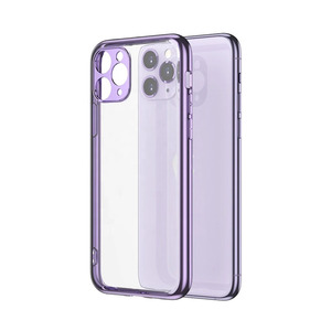 Pour <span class=keywords><strong>Iphone</strong></span> <span class=keywords><strong>11</strong></span> Pro Protéger L'appareil Photo Clair Coloré Tpu Boîtier De Téléphone Galvanisé - Product Image 6