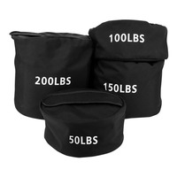   Sac de sable robuste pour entraînement de musculation, 50, 100, 150, 200, 250 LBS, non rempli, pour entraînement de force