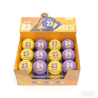 Ballons de basket-ball miniatures personnalisés promotionnels en PU, durables et légers