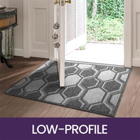 Tapis de porte anti-saleté 50*80cm antidérapant lavable en machine tapis grattoir à chaussures d'entrée tapis de bienvenue absorbant