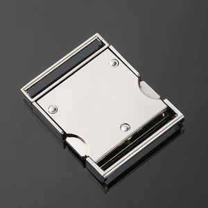 Hebilla de Liberación Lateral de Metal de 40 mm, Plateada y Negra, Resistente, para Bolsos y Accesorios - Product Image 1