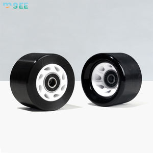 SeeMore 62*42mm Haute Dureté Vitesse Patins À Roulettes Double Rangée Patins Hill <span class=keywords><strong>Drop</strong></span> Board PU Roue Skateboard Pièces - Product Image 5