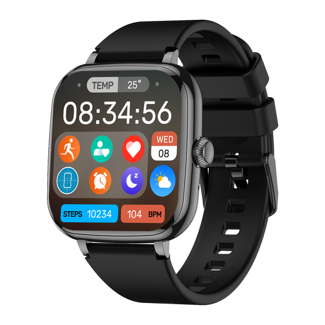 Unisex Health Smart Watch IPS 1.72inch AI Watch Face BT Call Sleep Tracker Health Monitoring Fashionable Smartwatch