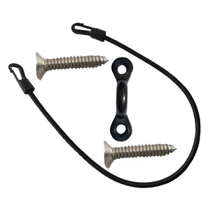 Corde élastique de 50 cm avec crochet et vis en acier inoxydable pour réparation et remplacement - Product Image 4