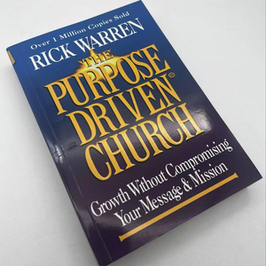 El mejor libro de novela en inglés de alta calidad, el crecimiento de la Iglesia impulsado por el propósito impreso en papel offset comprometido con su misión de mensaje - Product Image 1