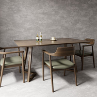 Chaise de salle à manger en bois massif d'hévéa, style chinois minimaliste, fauteuil vintage de style français, chaise à dossier pour hôtel, tabouret individuel
