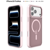 Coque magnétique la plus vendue pour iPhone 17 Air, nouvelle texture mate antichoc, accessoire de téléphone portable en gros