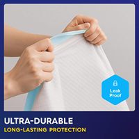 PULP Chucks Cotton Disposable 36x36 Underpads |   50 unités |   Alèses absorbantes extra larges pour incontinence |   Étanche et anti-fuite |