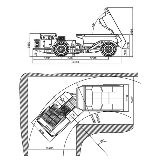 Crawler Dump trucks HE-296