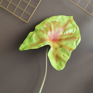 Hoja <span class=keywords><strong>de</strong></span> Caladium Tropical Artificial, Planta <span class=keywords><strong>de</strong></span> <span class=keywords><strong>Colocasia</strong></span> Artificial Realista, Ramo <span class=keywords><strong>de</strong></span> Hojas Verdes para Decoración <span class=keywords><strong>de</strong></span> Interiores, Arreglo <span class=keywords><strong>de</strong></span> Jarrones para Sala <span class=keywords><strong>de</strong></span> Estar - Product Image 3