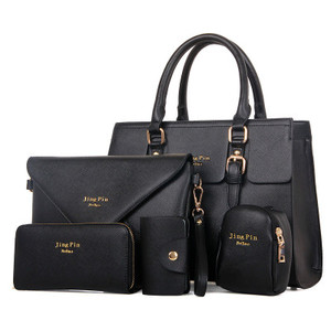 Sac à main pour femme en cuir PU, sacs messager de luxe pour femme, sacs à bandoulière, ensemble de 5 pièces, sac à main pour femme - Product Image 1