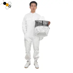 100% Cotton Bee Keeping Suit Ventilated Bee Protection Suit For Beekeeper